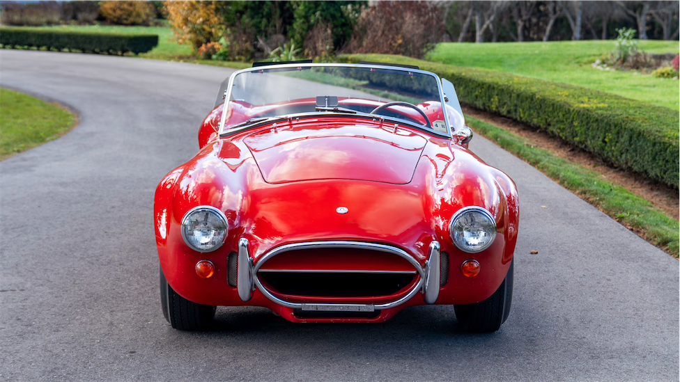 Red Shelby 427 Cobra front view